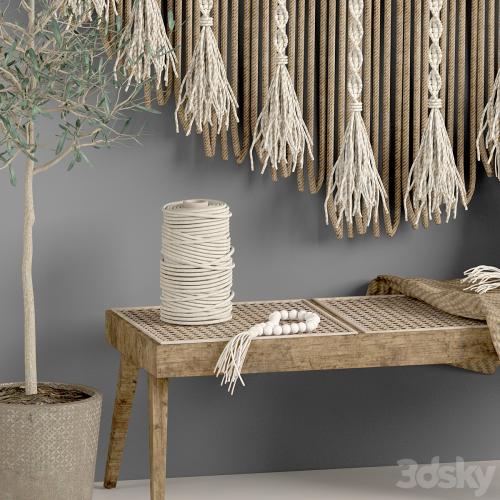 macrame decor set 10