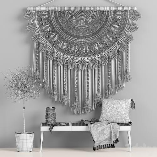 macrame decor set 10