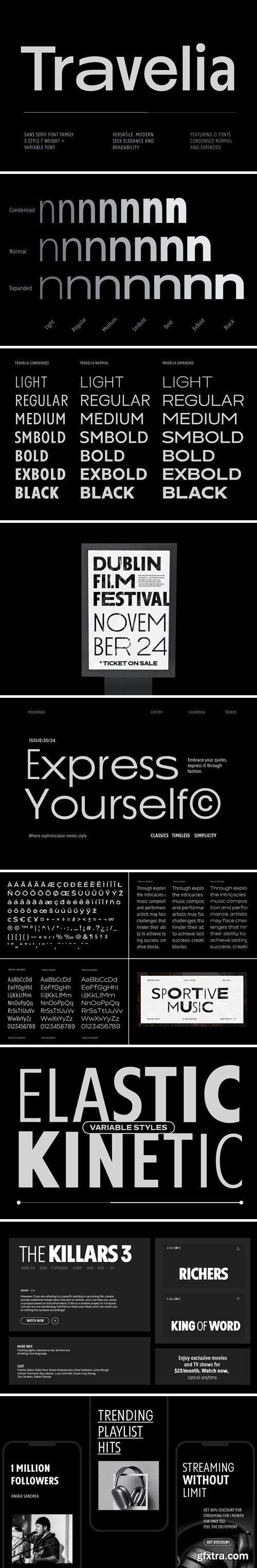 CM - Travelia Sans Serif Font Family 288230910