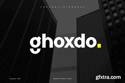 Ghoxdo - Minimal Logo Font KXSQPZD