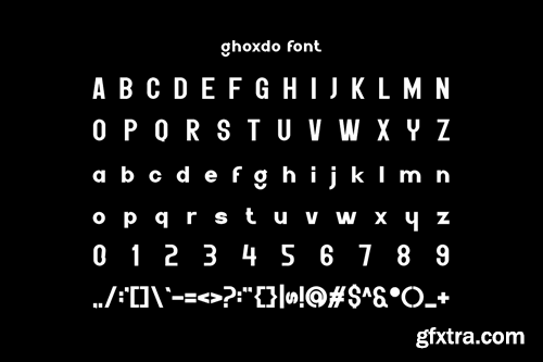 Ghoxdo - Minimal Logo Font KXSQPZD