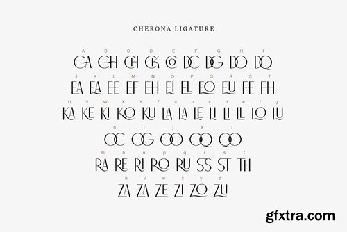 Cherona – Elegant Stylish Font 2XP8CA9