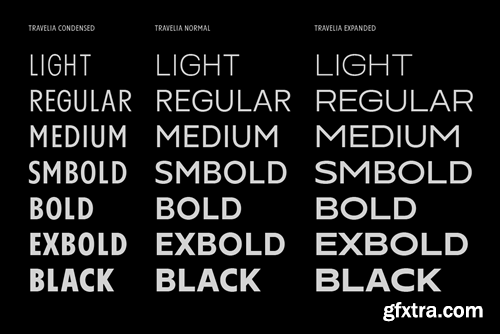 Travelia Sans Serif Font Family QMJX5MD