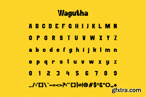 Wagutha - Minimal Logo Font PFMHJQW