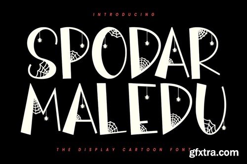 Spodar Maledu Display Cartoon Font QH9R9VJ