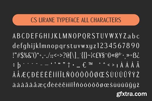 Lirane – Contemporary Font JCCUPZJ