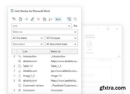 Ablebits Link Checker for Word 4.3.473.2144