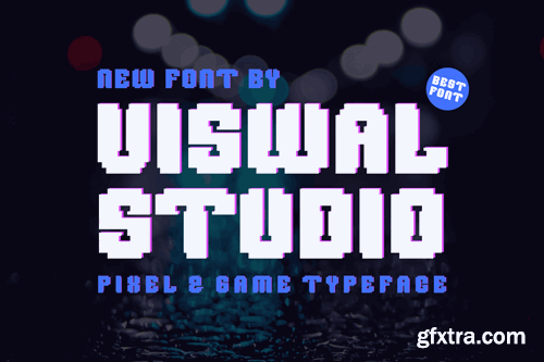 Pixelad - Pixel & Game Font J72YWGM