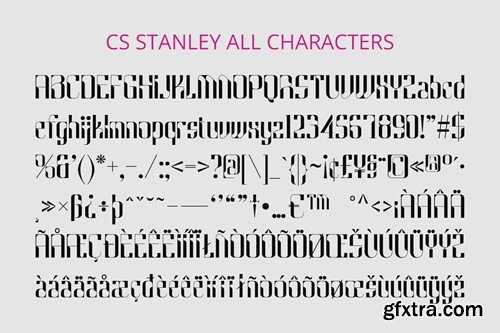 Stanley – Techno Font VDXCKC4