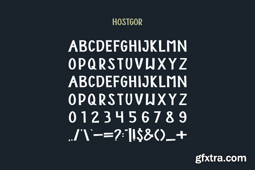 Hostgor - Modern Sans Serif Font Y5UMEU7