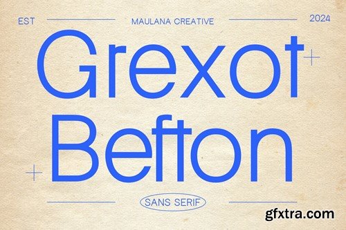 Grexot Befton Sans Serif Display Font 4WUGH6H