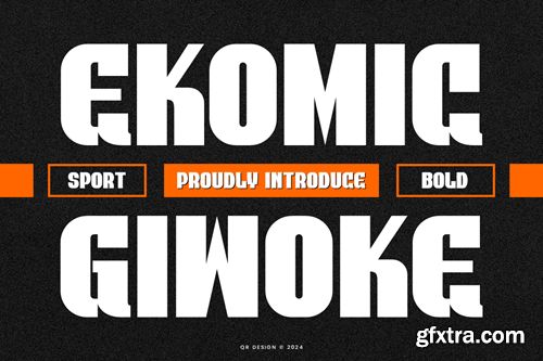 Ekomic Giwoke - Tall Condensed Font 8P2LR4Z