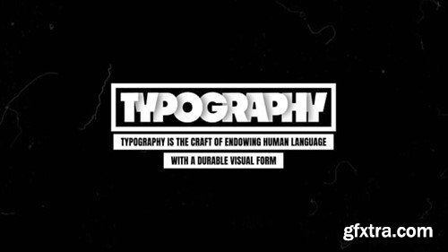 Videohive Motion Typography 55042699