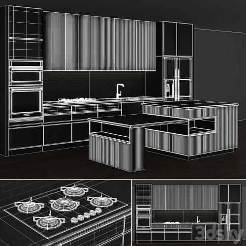 Dark kitchen