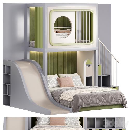 Designer two-level bed Kids room 10