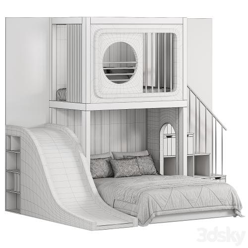 Designer two-level bed Kids room 10