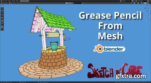 Grease Pencil From Mesh v2.60 Pro for Blender