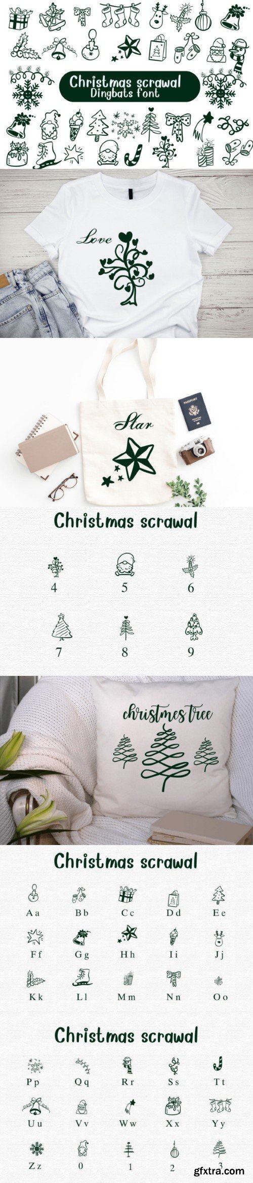 Christmas Scrawal Font