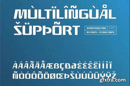 Manverd – Futuristic Display Font JVU8FV5