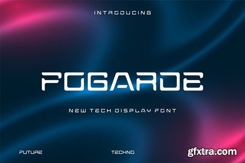 Fogarde A New Tech Display Font WLU426R