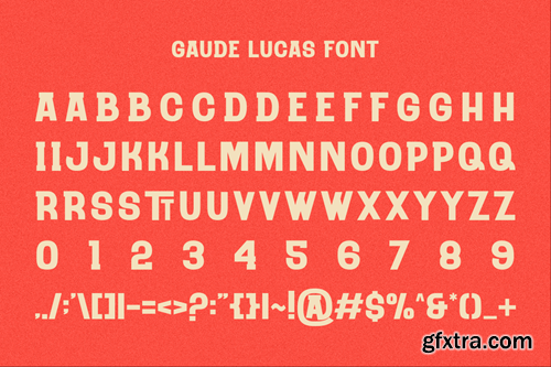 Gaude Lucas - Handmade Marker Font UB7298S