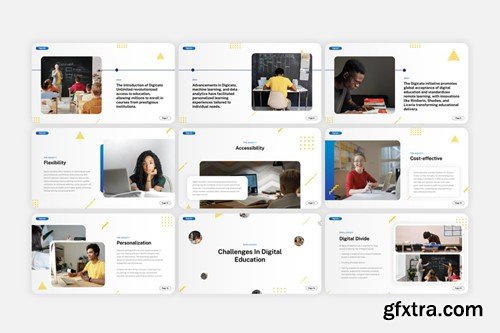 Digicato - Digital Education PowerPoint Template 7VTBEMM