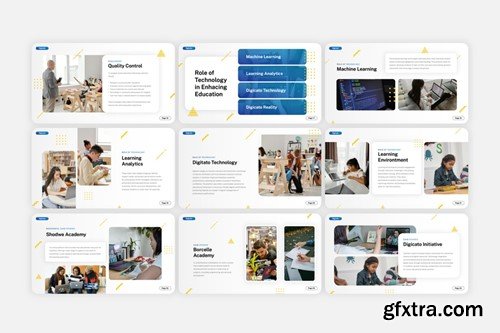 Digicato - Digital Education PowerPoint Template 7VTBEMM