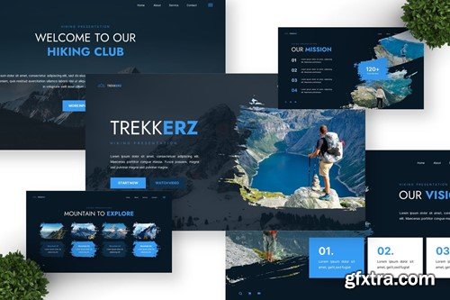 Trekkerz - Hiking Powerpoint Templates P2NEGRN