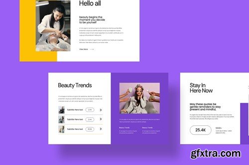 Beautician Fashion PowerPoint Template GFGKLGH