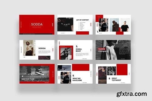 Sodda Streetwear Powerpoint Template 2DUA5CZ