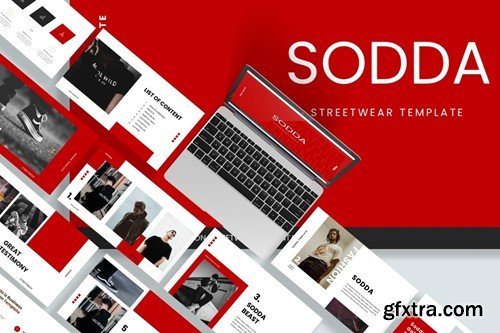 Sodda Streetwear Powerpoint Template 2DUA5CZ