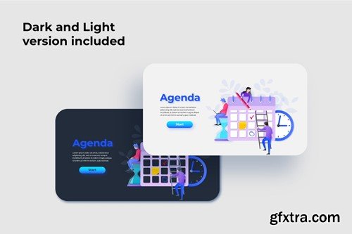 Agenda Animated Keynote Infographics Template BS8NNJY