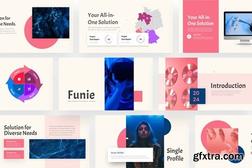 Funie - Multipurpose Keynote Template YKA4W74