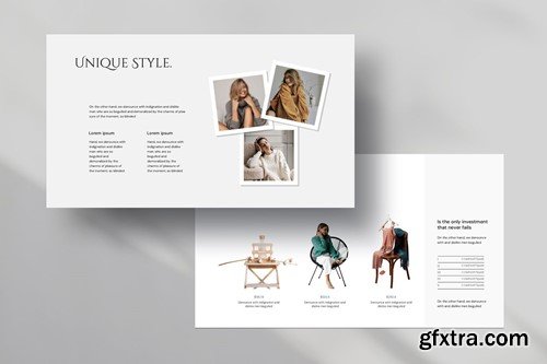 Fashion Haute Looks Keynote Template XMHBAXK