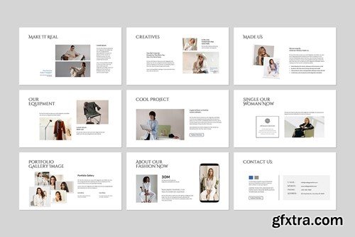 Fashion Haute Looks Keynote Template XMHBAXK