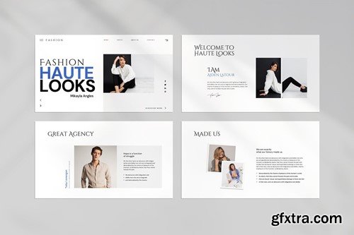 Fashion Haute Looks Keynote Template XMHBAXK