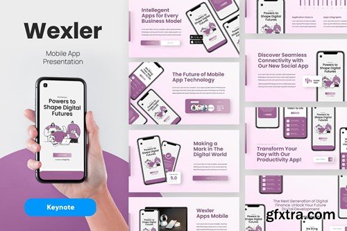 Wexler - Mobile App Keynote A66XJST