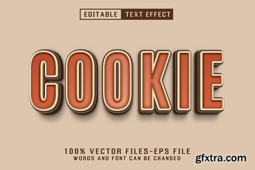 Biscuit 3d Text - Editable Text Effect 6Y58VFP