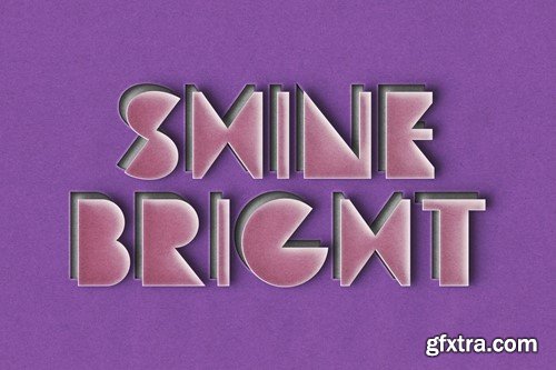 Carton Cutout Text Effect PGYXVLU