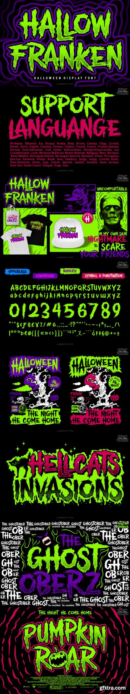 Hallow Franken Font