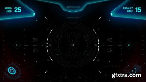 Videohive HUD UI Game Controller Screen 1 55010237