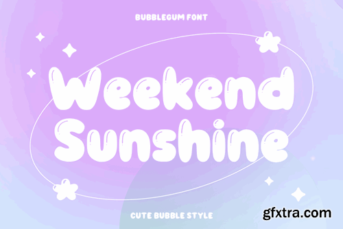 Bubblegum - Bubble Font G5W3EMQ