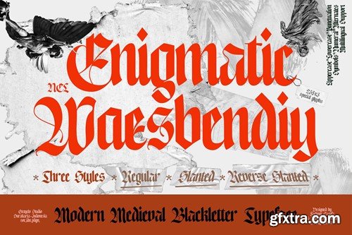 Enigmatic Waesbendiy - Modern Blackletter C47G9PB