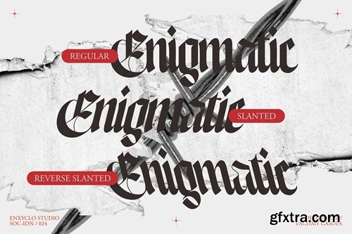 Enigmatic Waesbendiy - Modern Blackletter C47G9PB