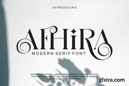 Afhira Modern Serif Font WEHA5NK