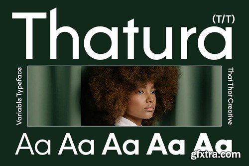 Thatura Geometric Sans Font H8AGD2J