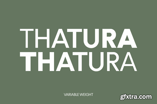 Thatura Geometric Sans Font H8AGD2J