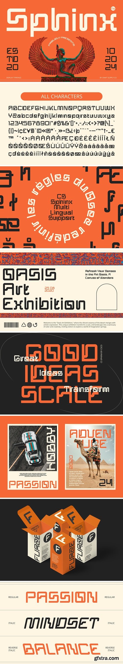 CM - CS Sphinx – Futuristic Font 288089733