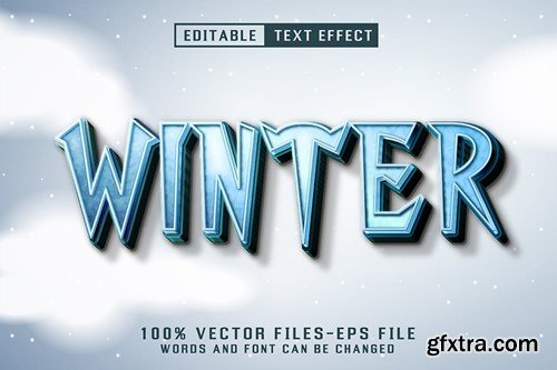 Winter 3d Text - Editable Text Effect 4TKWWK9