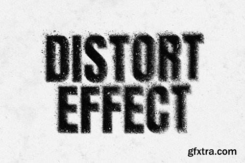 Dust Distortion Text Effect QT3USA7